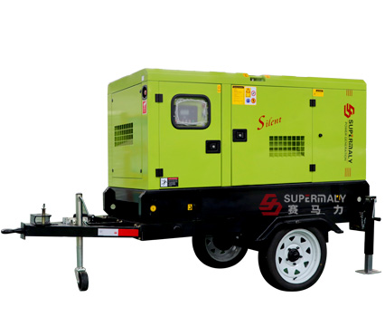 30KW移动拖车式机组